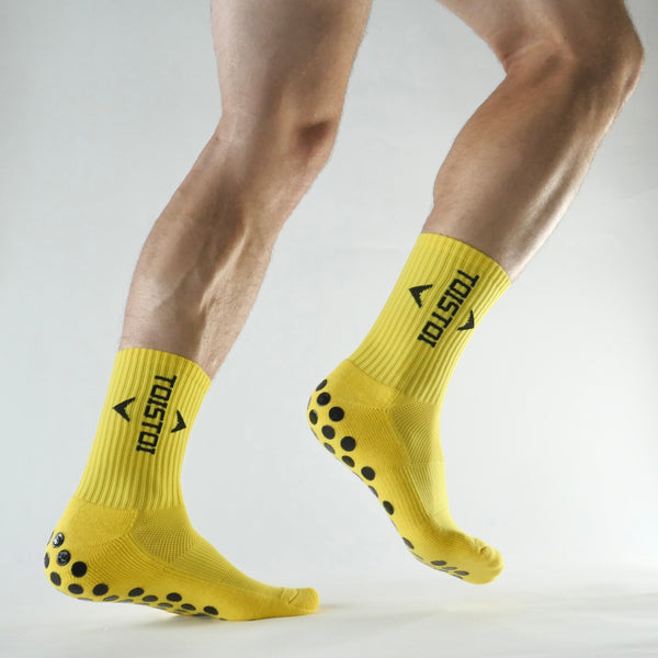 Grip socks, yellow