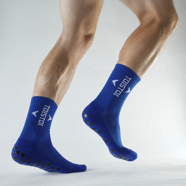 Grip socks, blue