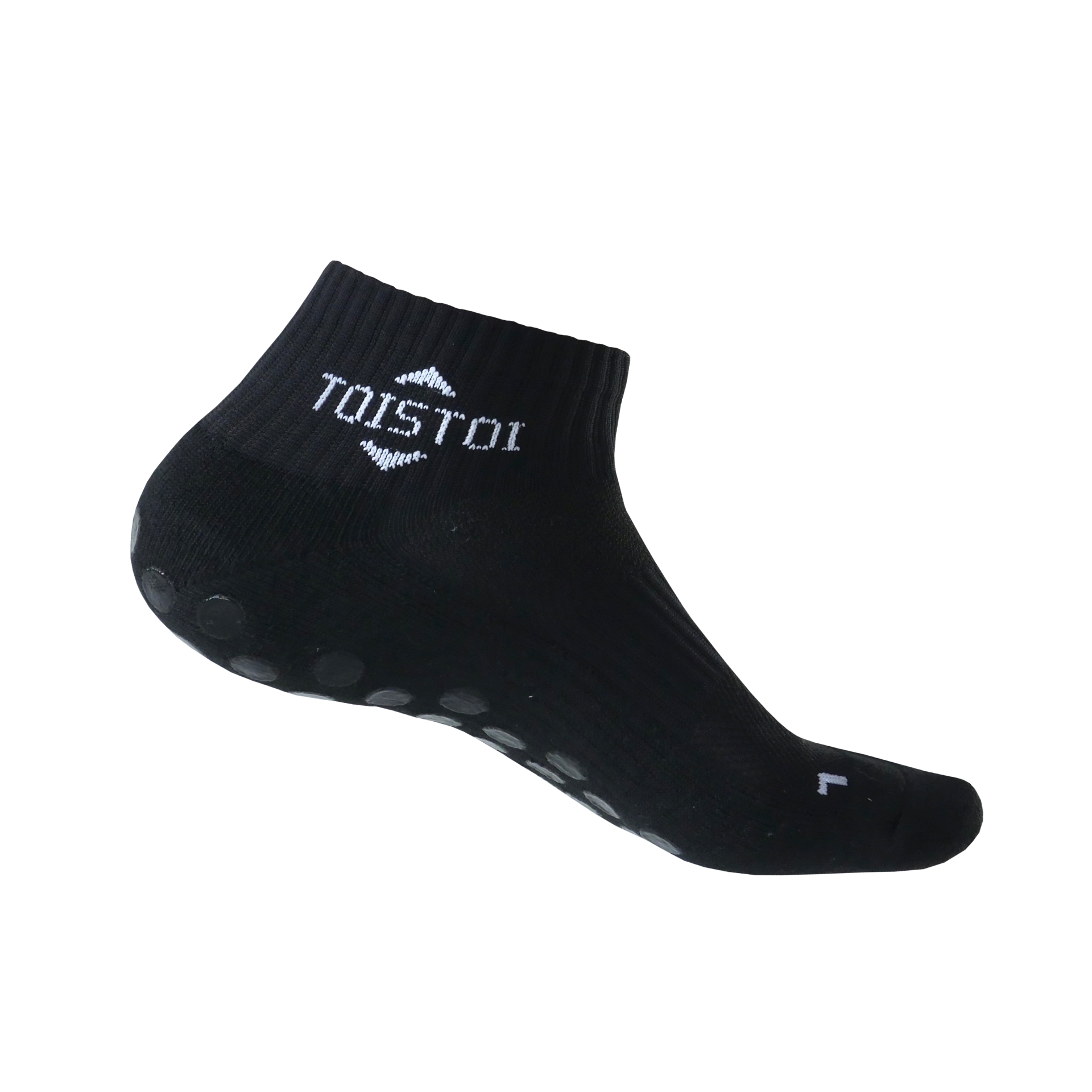 Grip socks, low cut, black 