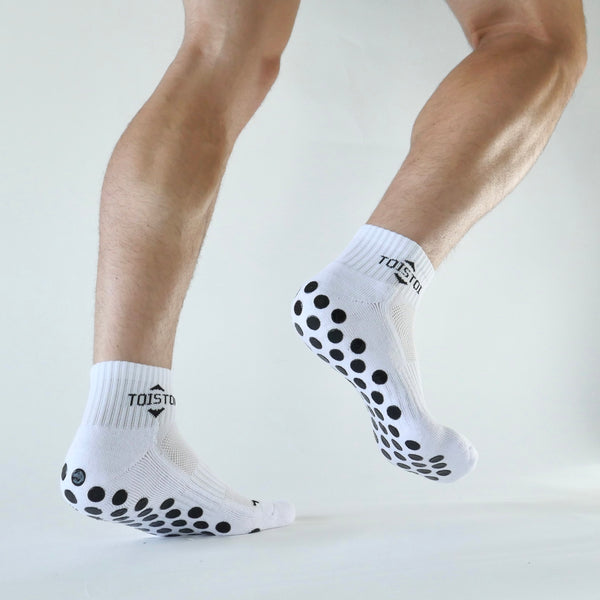 Grip socks, low cut, white 