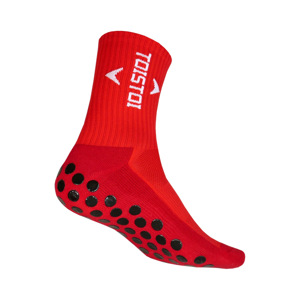 Grip socks, red